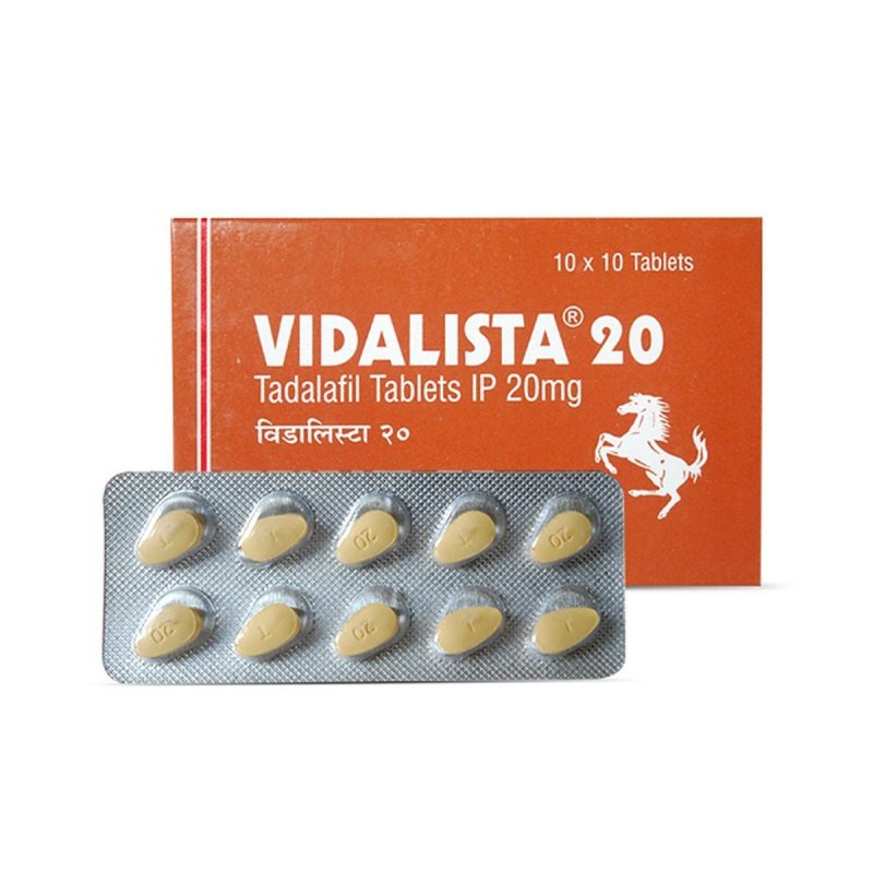 Vidalista 20mg 犀利士學名藥 10顆裝 | 36小時持久有感，印度原廠製造
