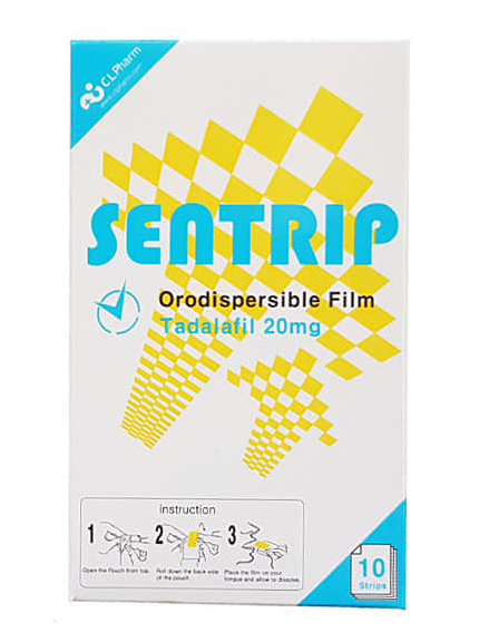 Sentrip 犀利士口溶片 20mg 10片｜韓國ODF專利 15分鐘起效 36小時持久