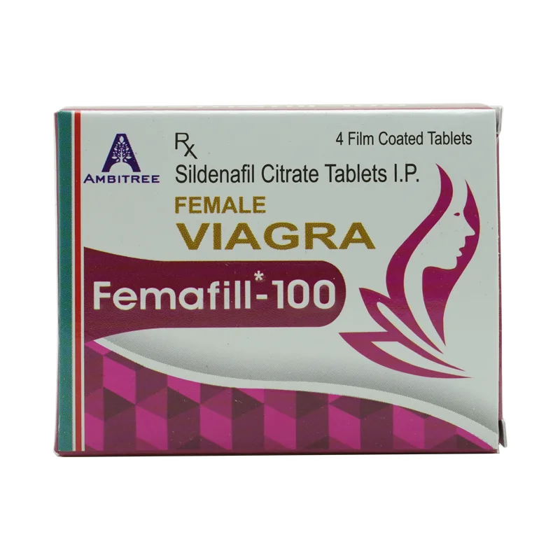 Femafill-100 女性威而鋼 100mg 4錠裝|提升敏感度、改善乾澀、30分鐘快速起效