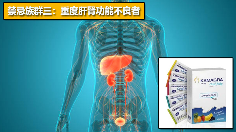 禁忌族群三：重度肝腎功能不良者